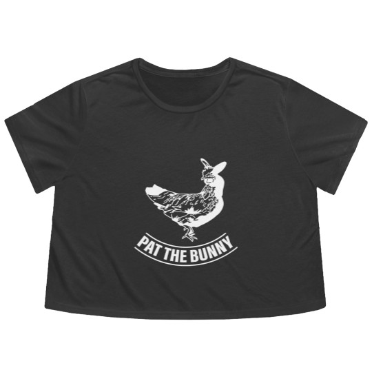 Discover pat the bunny chicken funny apparel Flowy Cropped Tees