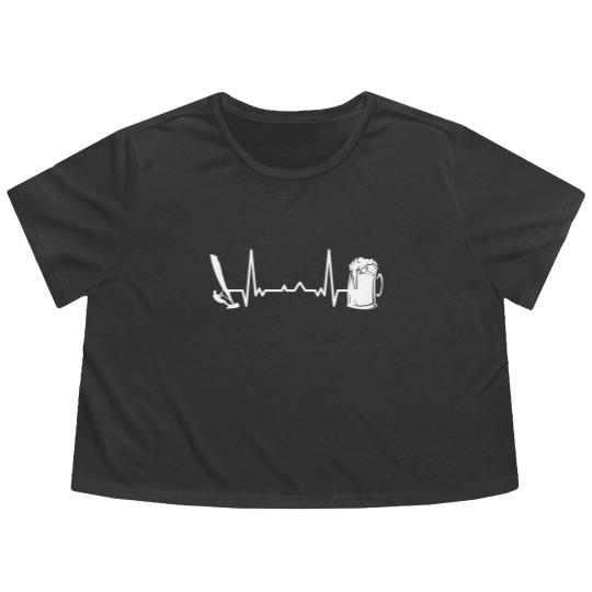 Discover Windsurfing Windsurf Windsurfer Flowy Cropped Tees