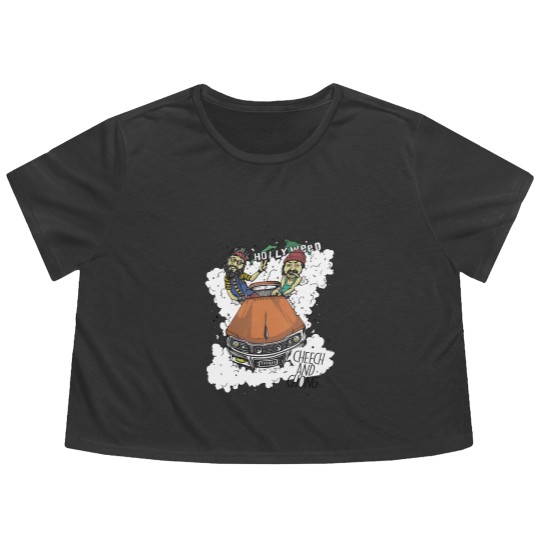 Discover Hollyweed Cheech and Chong Flowy Cropped Tees