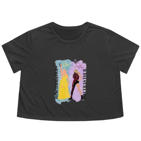 Discover Kelsea Ballerini Taylor Swifterini Tour Flowy Cropped Tees - Heartfirst Eras