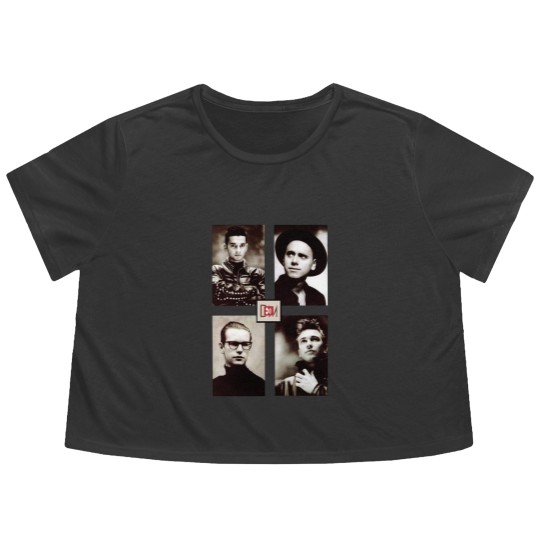 Discover Depeche Mode USA Tour 1988 Flowy Cropped Tees, Depeche Mode Vintage Flowy Cropped Tees, Depeche Mode Merch