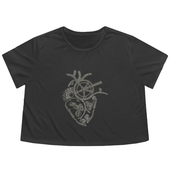 Discover Anatomical Cycling Heart | Essential Flowy Cropped Tees