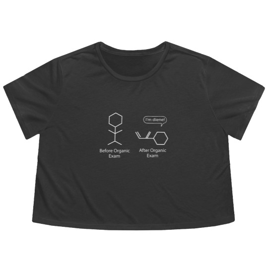 Discover Chemistry Joke design for chemistry nerds graphic Flowy Cropped Tees