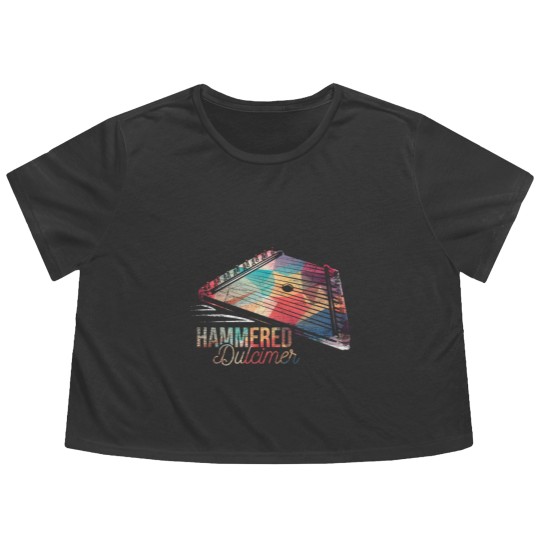 Discover Hammered dulcimer Flowy Cropped Tees