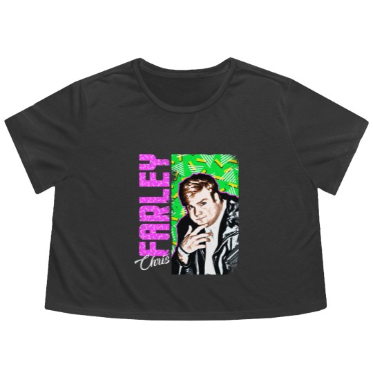 Discover Chris Farley Nostalgia Graphic Flowy Cropped Tees