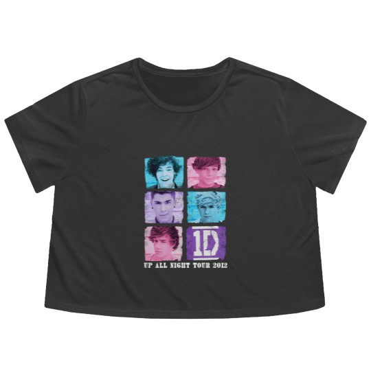Discover 2012 One Direction Up All Night Tour Flowy Cropped Tees