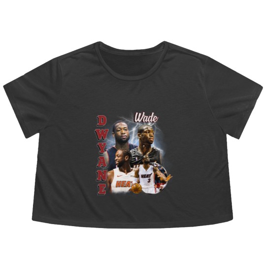 Discover Dwyane Wade Vintage Flowy Cropped Tees, Vintage 90s Graphic Style Dwyane Wade Flowy Cropped Tees