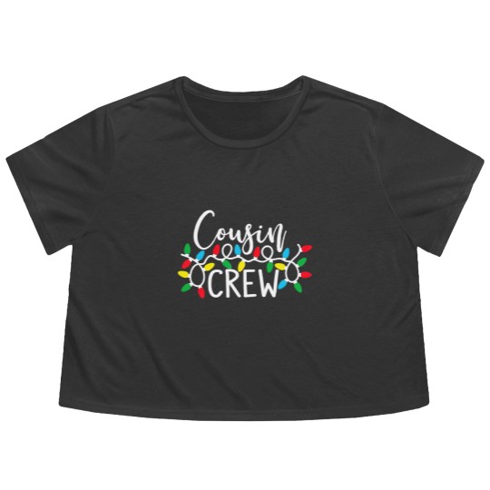 Discover Cousin Crew Flowy Cropped Tees, Cousin Crew Party Flowy Cropped Tees, Matching Cousin Flowy Cropped Tees