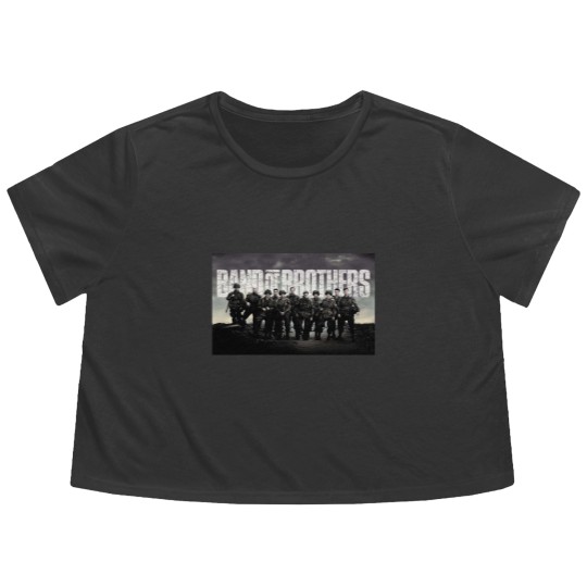 Discover Band of Brothers Flowy Cropped Tees