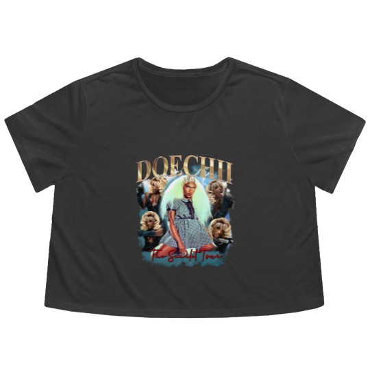 Discover Doechii Rap Flowy Cropped Tees, Doechii The Scarlet Tour 2023 Vintage Flowy Cropped Tees