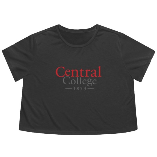 Discover Central College (Iowa) Established 1853 Flowy Cropped Tees