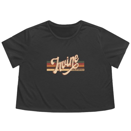 Discover Irvine California Retro Vintage 70s 80s Clothing - Irvine California - Flowy Cropped Tees
