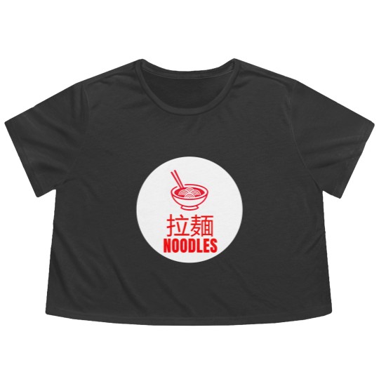 Discover ramen noodles Flowy Cropped Tees