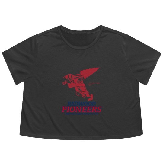 Discover Defunct Redwood Pioneers Baseball 1983 - California - Flowy Cropped Tees
