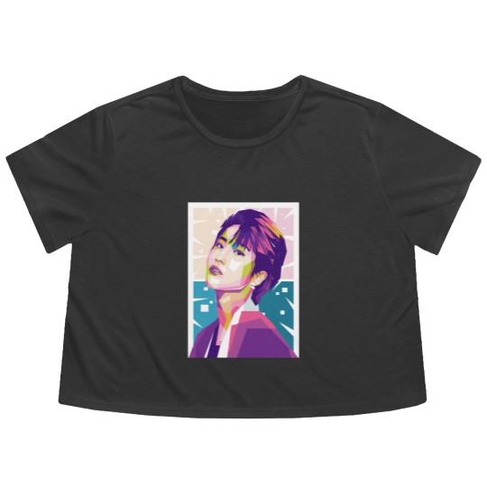 Discover STRAY KIDS HAN Classic Flowy Cropped Tees