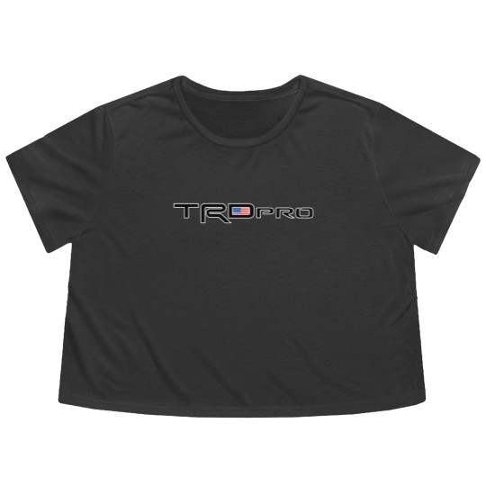 Discover TRD PRO USA Flowy Cropped Tees