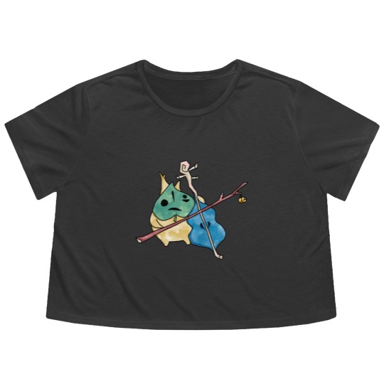 Discover Watercolor Windwaker Flowy Cropped Tees