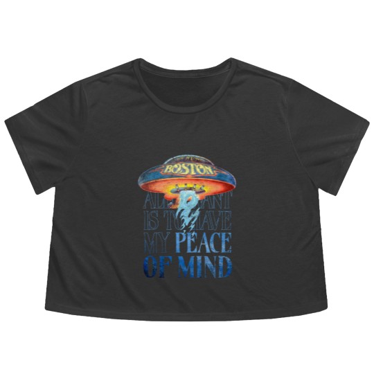 Discover Boston Unisex Flowy Cropped Tees: Peace Of Mind