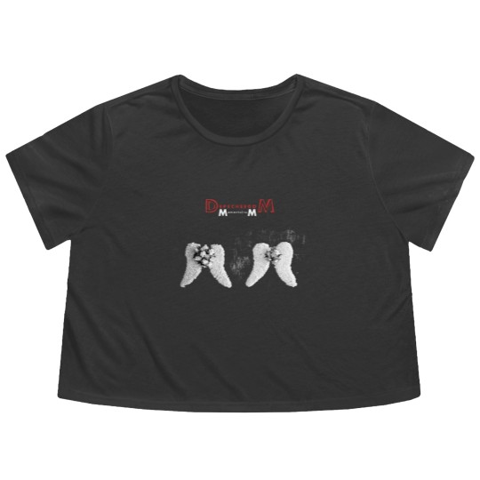 Discover Depeche Mode Memento Mori 2023 Flowy Cropped Tees Black Cotton Unisex For Fans
