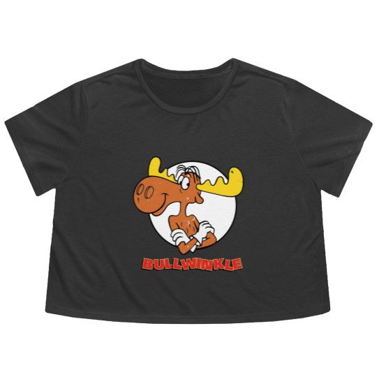 Discover Bullwinkle Flowy Cropped Tees