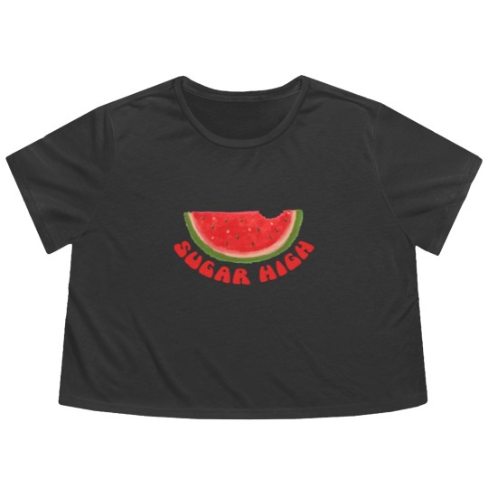 Discover Watermelon Sugar High / Harry Graphic Flowy Cropped Tees