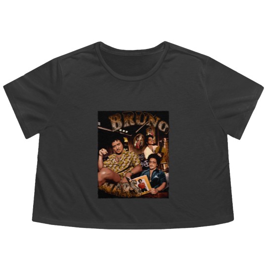 Discover Vintage Bruno Mars 90s Flowy Cropped Tees, Bruno Mars Bootleg Flowy Cropped Tees