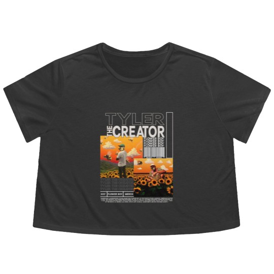 Discover Vintage Tyler The Creator Flowy Cropped Tees, Tyler The Creator Vintage