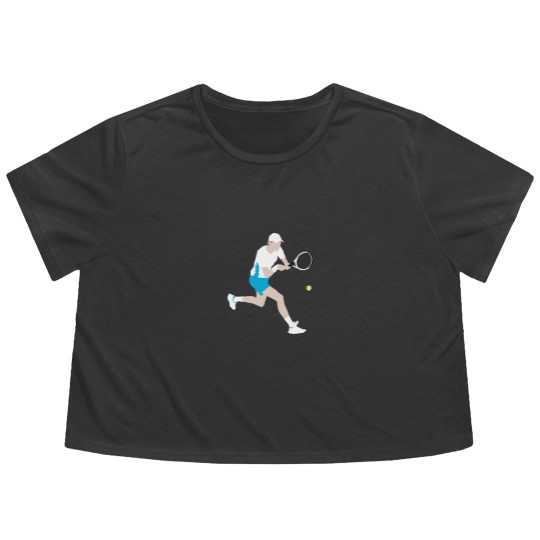 Discover Jannik Sinner Flowy Cropped Tees, tennis fan Flowy Cropped Tees, atp player Flowy Cropped Tees