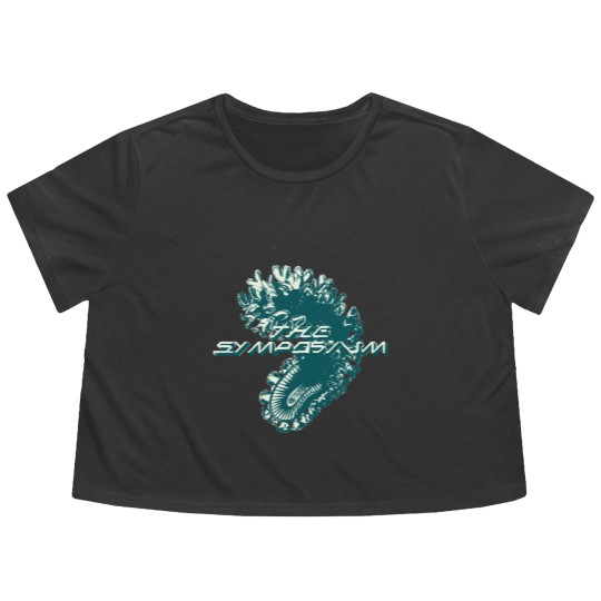 Discover The Symposium sci-fi with new logo Flowy Cropped Tees