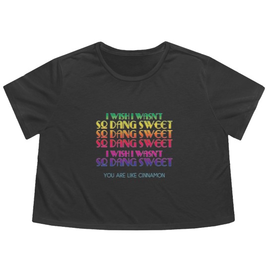 Discover I Wish I Wasn't So Dang Sweet - Bad Lip Reading Hostiles on the Hill - Bad Lip Reading - Flowy Cropped Tees