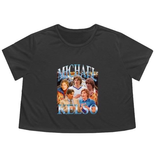Discover MICHAEL KELSO Vintage Flowy Cropped Tees | Michael Kelso Homage Retro