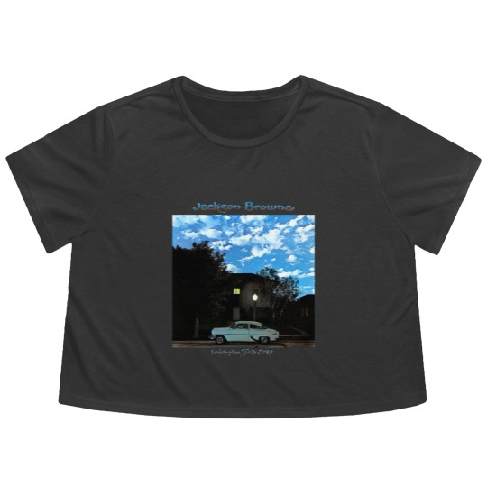 Discover Jackson Browne Late For The Sky American Singer Country Rock Flowy Cropped Tees