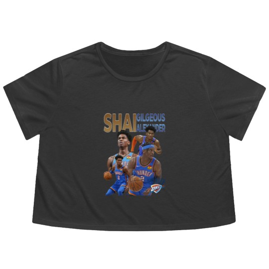 Discover Shai Gilgeous Alexander Vintage Flowy Cropped Tees, Durant Flowy Cropped Tees Vintage 90s 80s Bootleg Flowy Cropped Tees