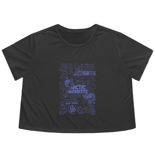 Discover Arctic Monkeys Flowy Cropped Tees
