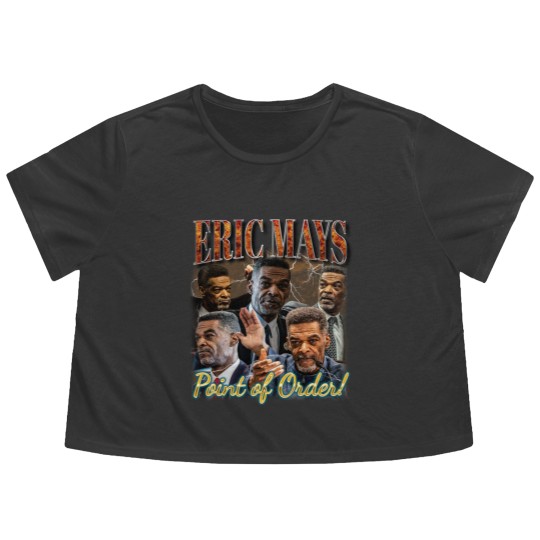 Discover Eric Mays point of order Flowy Cropped Tees, Mays 2024 Flowy Cropped Tees,