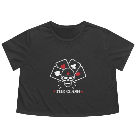 Discover The Clash Straight To Hell Flowy Cropped Tees