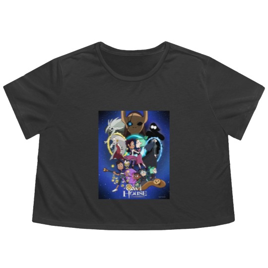 Discover the owl house poster Classic Flowy Cropped Tees