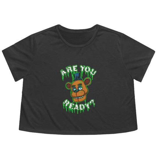 Discover Five Nights at Freddy's Freddy Fazbear's Pizza Flowy Cropped Tees