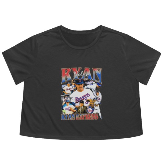 Discover Nolan Ryan Flowy Cropped Tees