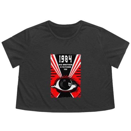 Discover 1984 V10 (Orwell) Poster Men Flowy Cropped Tees