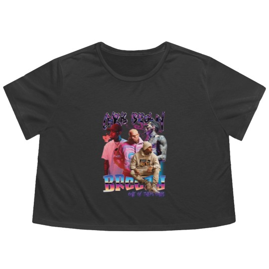 Discover New Chris Brown Breezy Flowy Cropped Tees One Of Them Ones Tour Flowy Cropped Tees
