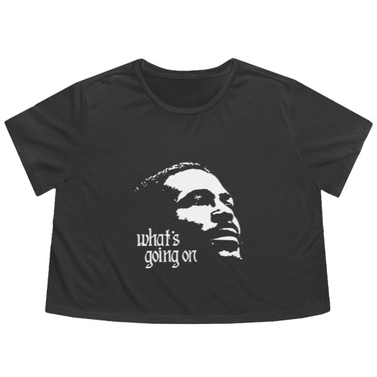 Discover Marvin Gaye Whats Going On Flowy Cropped Tees