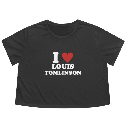Discover I love Louis Tomlinson Flowy Cropped Tees Classic Flowy Cropped Tees