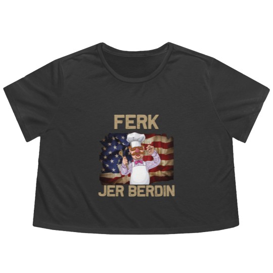 Discover Ferk Jer Berdin Funny - Ferk Jer Berdin - Flowy Cropped Tees