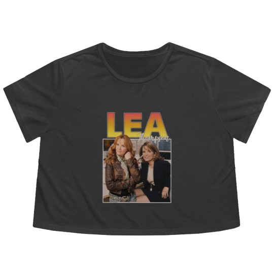 Discover Lea Thompson Flowy Cropped Tees Flowy Cropped Tees Unisex Cotton Vintage 90's Graphic Flowy Cropped Tees Unisex Crewneck Flowy Cropped Tees