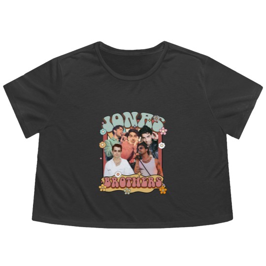 Discover Jonas Brothers Tour 2023 Flowy Cropped Tees, Jonas Brothers The Album Flowy Cropped Tees