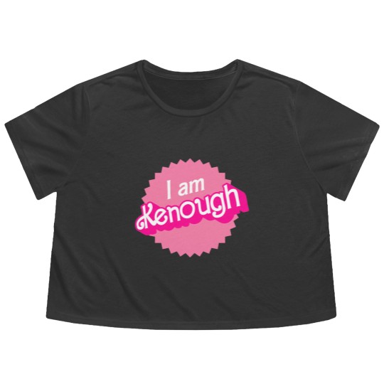Discover I am Kenough Flowy Cropped Tees