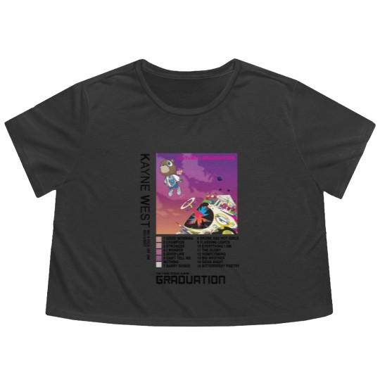 Discover NEW Kanye West Graduation Flowy Cropped Tees, Kanye West Flowy Cropped Tees