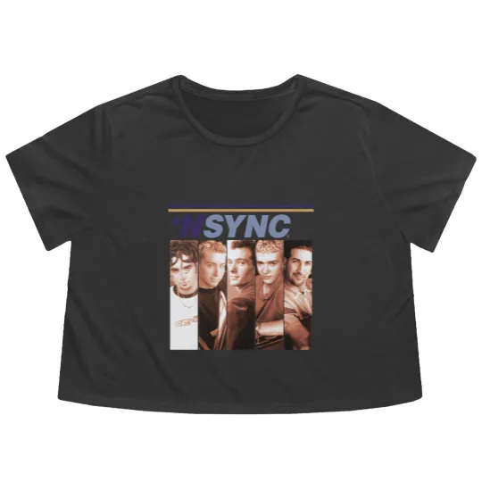 Discover Vintage NSYNC Boxes White Flowy Cropped Tees Gift For Men Women S-3XL