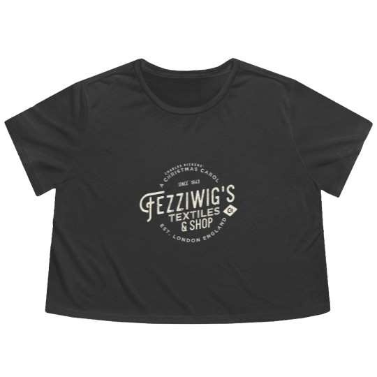 Discover christmas carol, fezziwigs, scrooge, holiday design t Flowy Cropped Tees